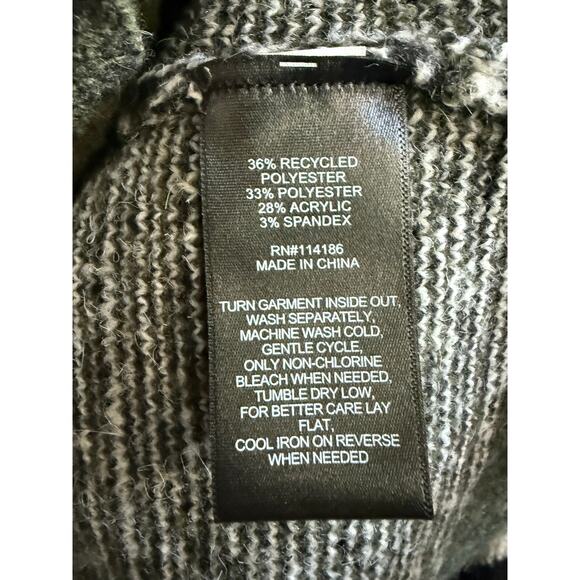 Frye Southwest Aztec Knit Cozy Cardigan Sweater Jacket Large NWT - Picture 8 of 9